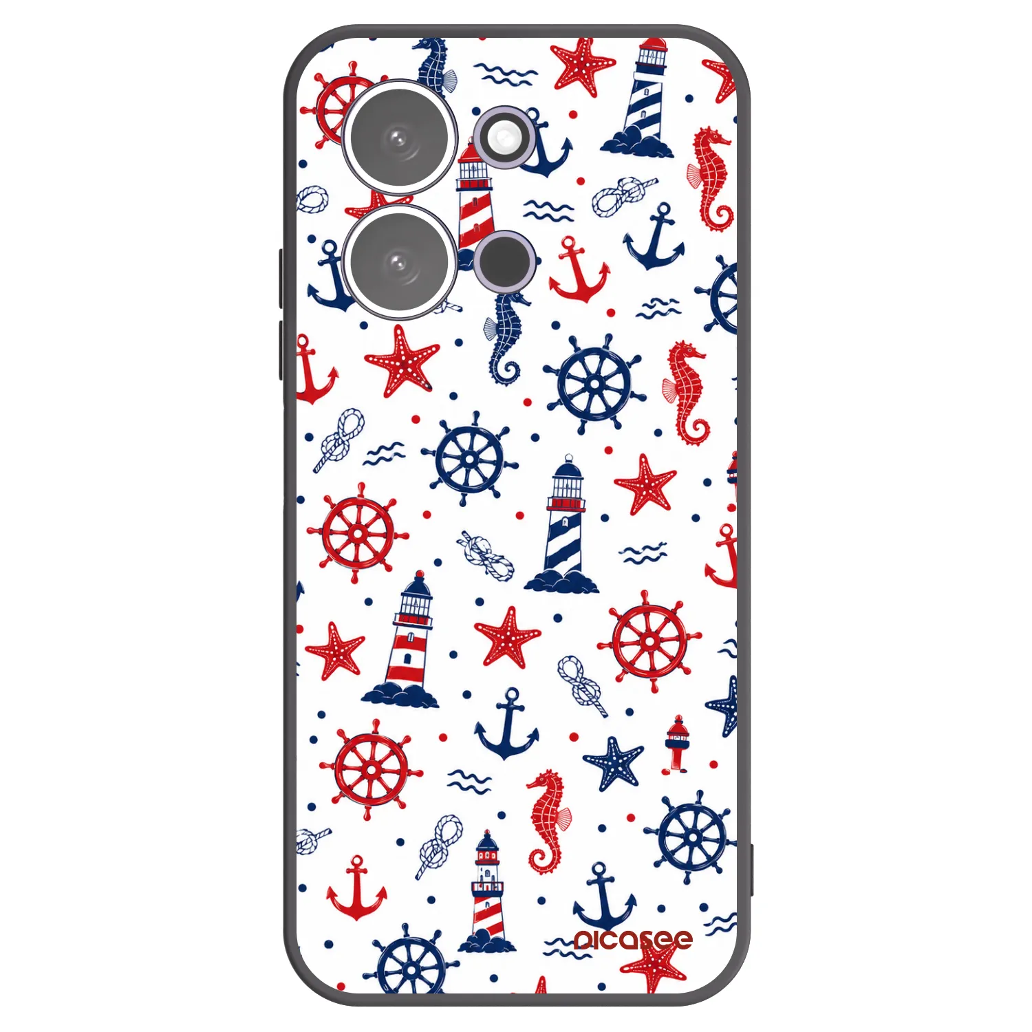 Picasee Xiaomi Redmi 15C 5G Hülle - Schwarzes Silikon - Sailor Vibes