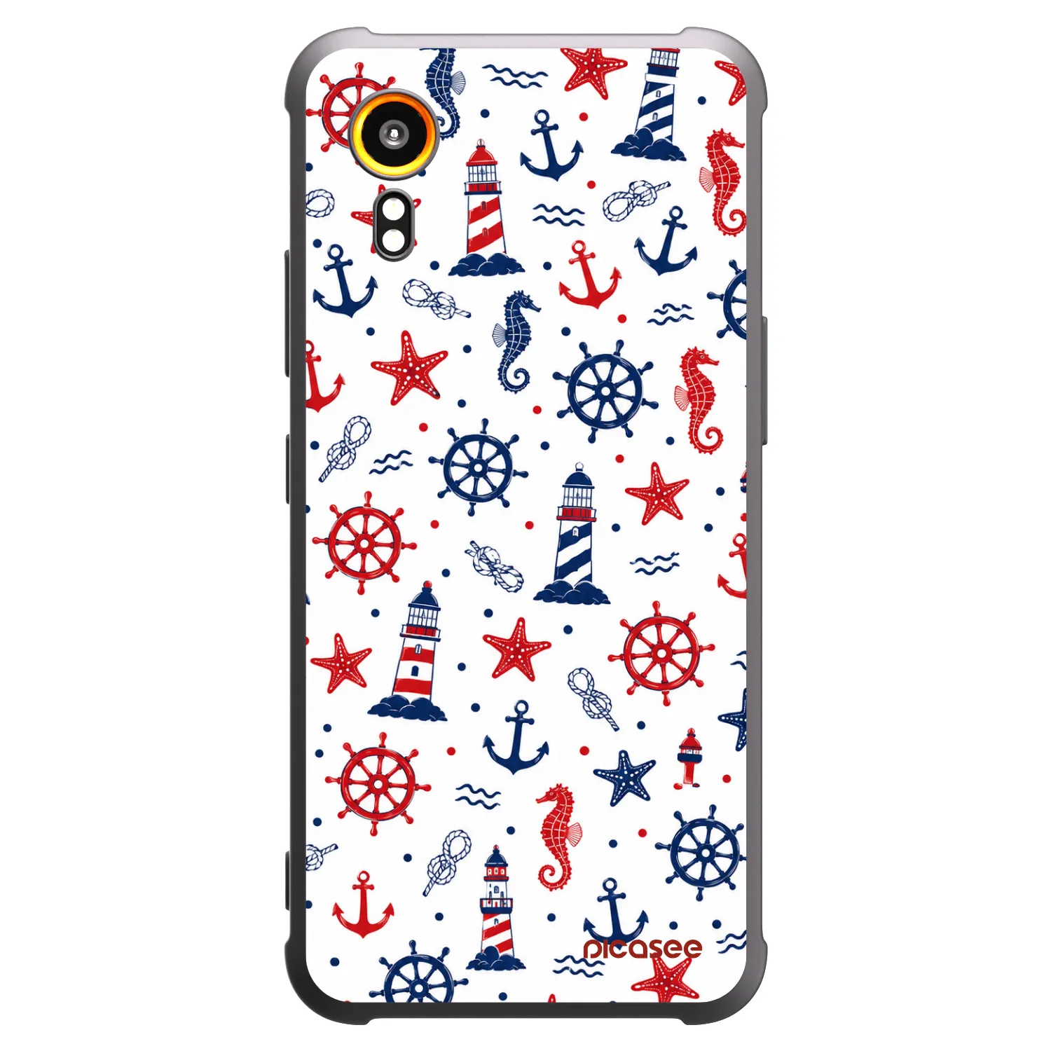 Picasee Samsung Galaxy Xcover 7 Hülle - Schwarzes Silikon - Sailor Vibes