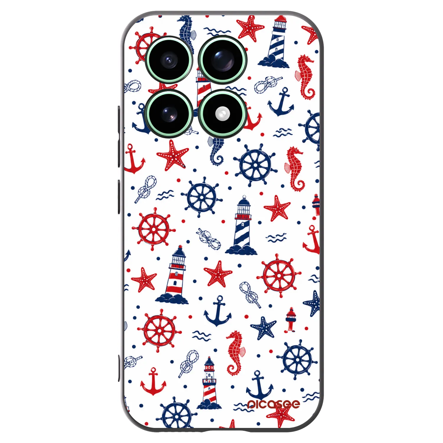 Picasee Xiaomi 17 Hülle - Schwarzes Silikon - Sailor Vibes