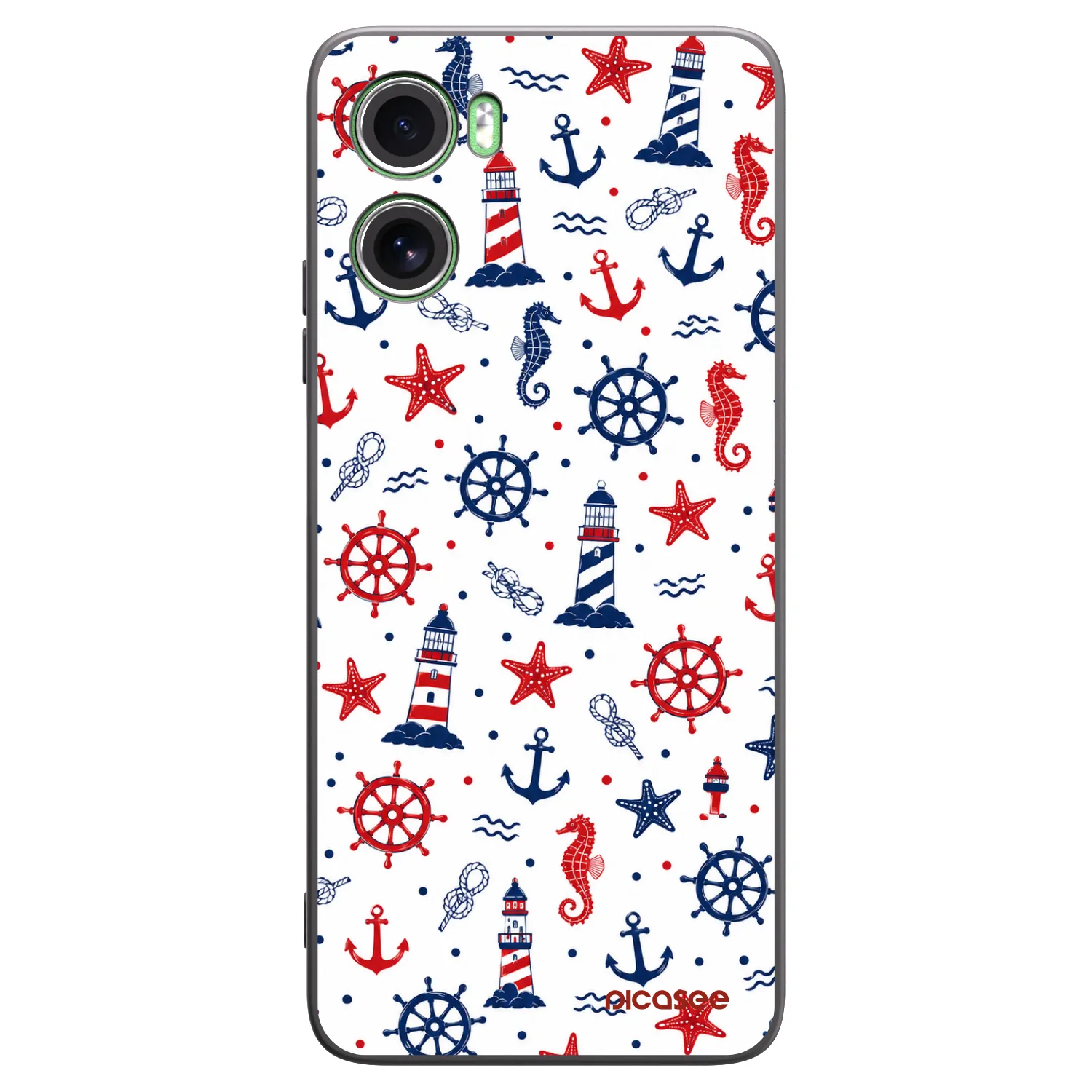 Picasee Motorola Moto G06 Hülle - Schwarzes Silikon - Sailor Vibes