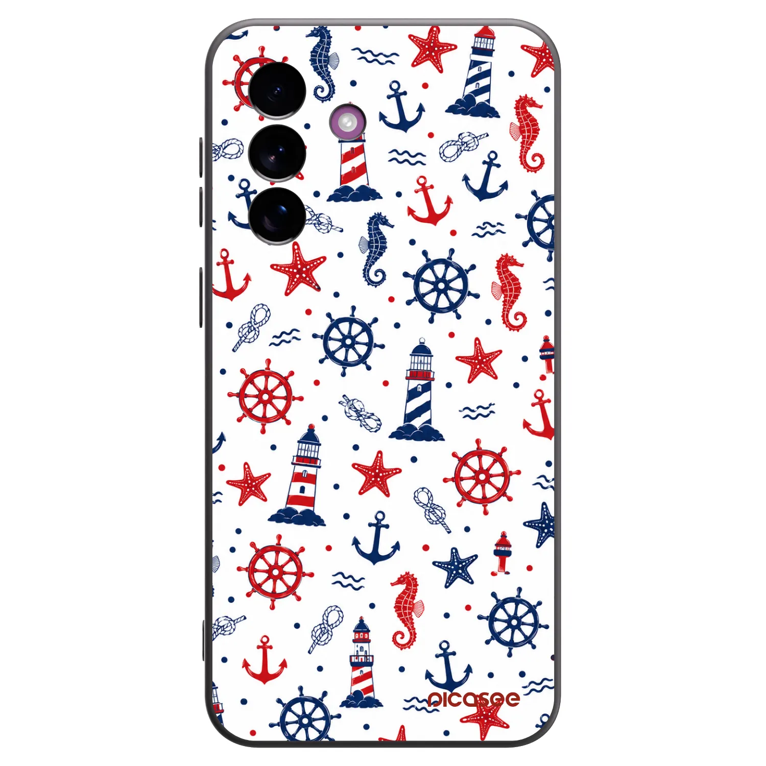 Picasee Samsung Galaxy A37 Hülle - Schwarzes Silikon - Sailor Vibes