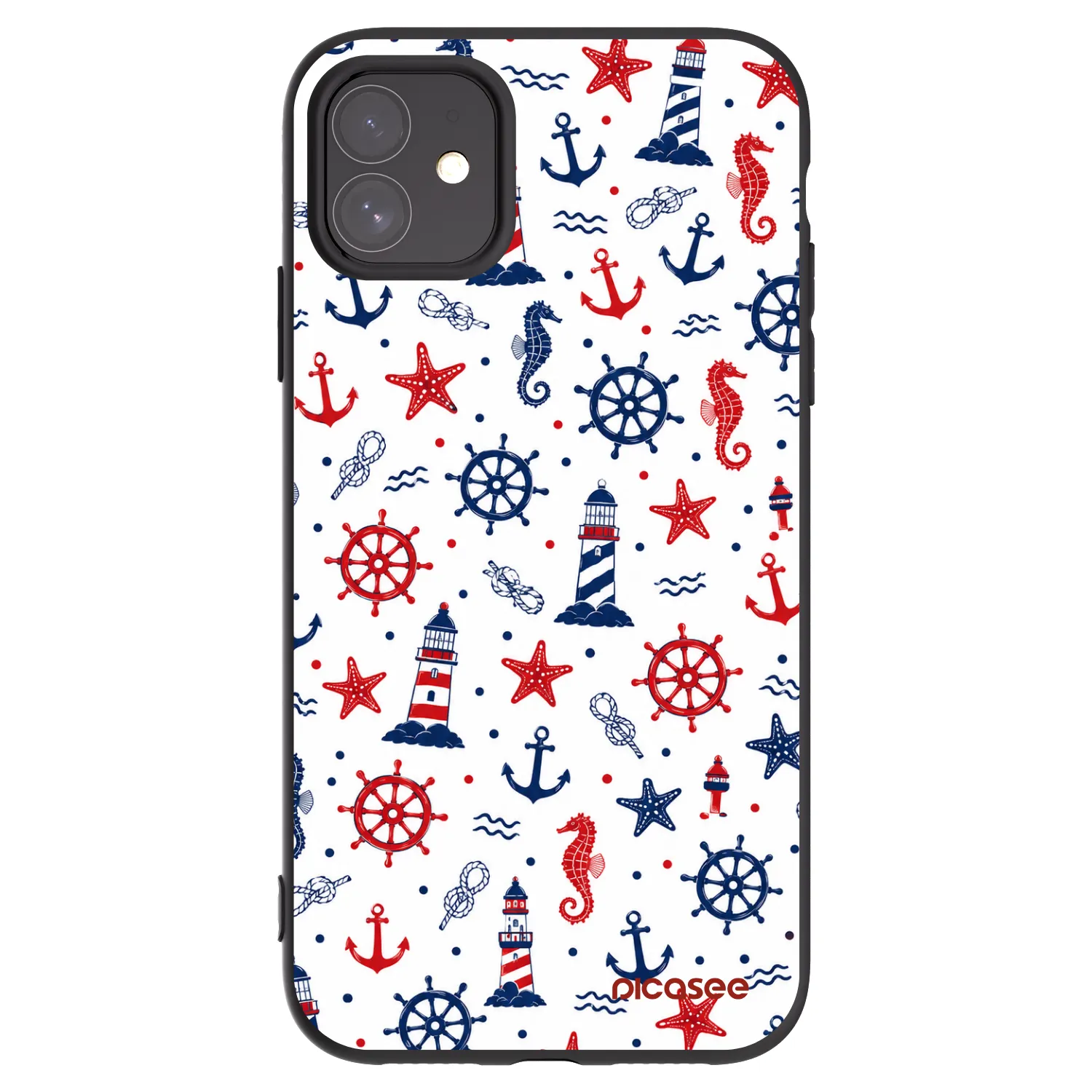 Picasee Apple iPhone 11 Hülle - Schwarzes Silikon - Sailor Vibes