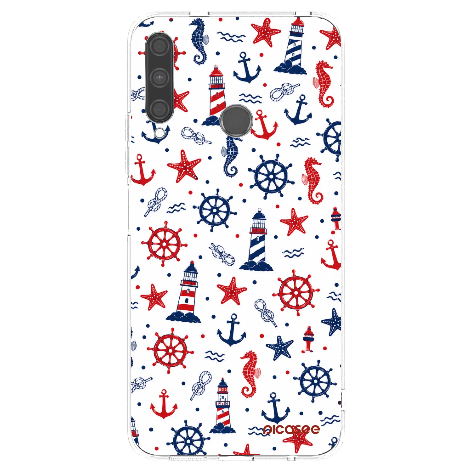 Picasee Huawei P40 Lite E Hülle - Transparentes Silikon - Sailor Vibes