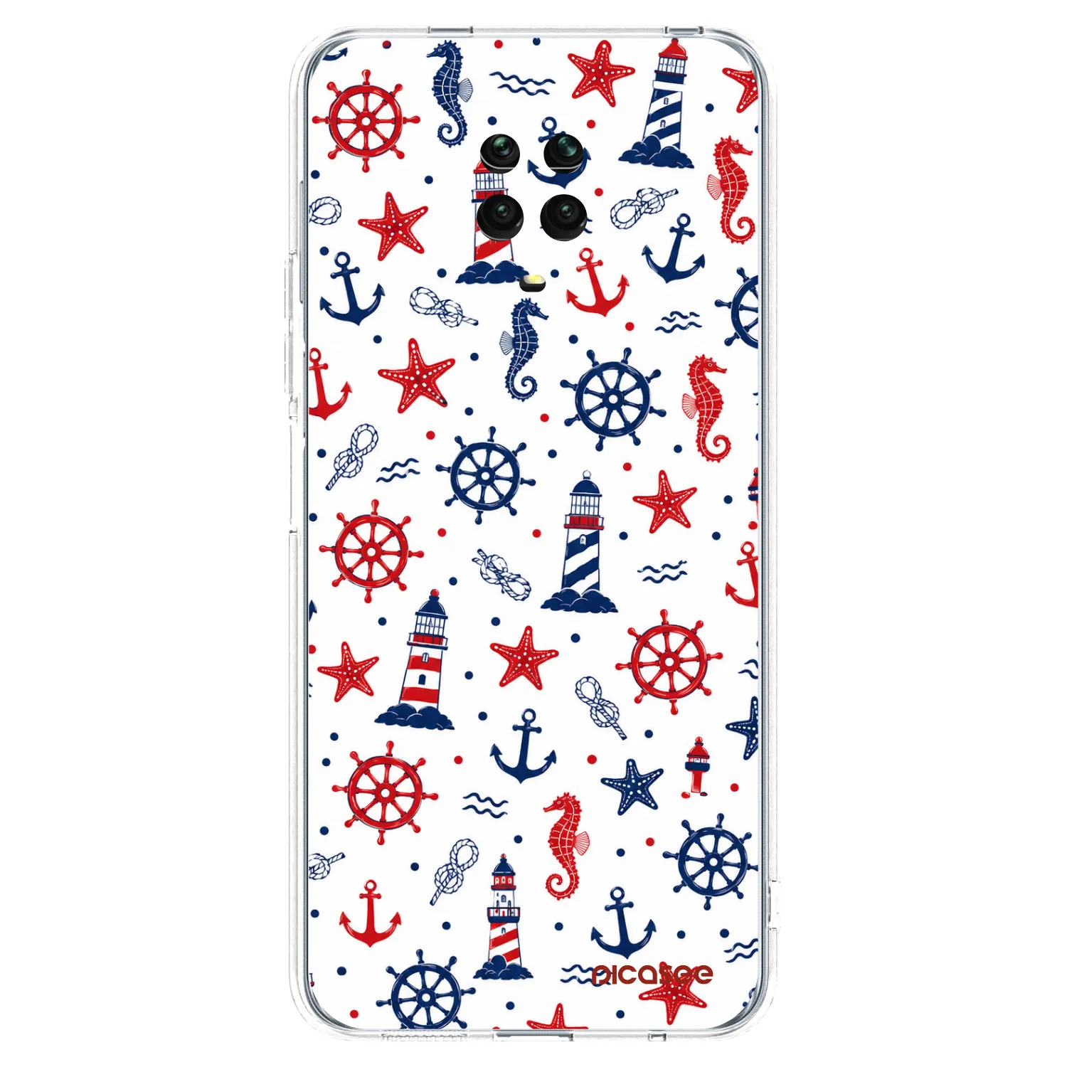 Picasee Xiaomi Redmi Note 9S Hülle - Transparentes Silikon - Sailor Vibes
