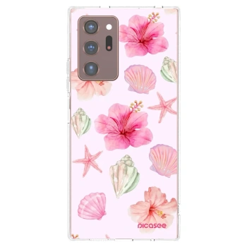 Picasee Samsung Galaxy Note 20 Ultra Hülle - Transparentes Silikon - Blush Lagoon