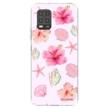Picasee Xiaomi Mi 10 Lite Hülle - Transparentes Silikon - Blush Lagoon