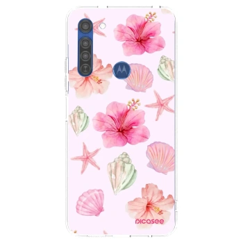 Hülle für Motorola Moto G8 - Blush Lagoon