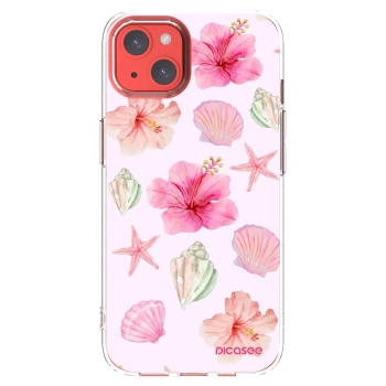 Picasee Apple iPhone 13 Hülle - Transparentes Silikon - Blush Lagoon