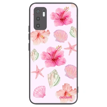 Picasee Xiaomi Redmi Note 10 5G Hülle - Schwarzes Silikon - Blush Lagoon