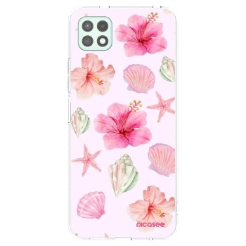 Picasee Samsung Galaxy A22 A226B 5G Hülle - Transparentes Silikon - Blush Lagoon