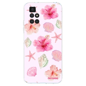 Picasee Xiaomi Redmi 10 Hülle - Transparentes Silikon - Blush Lagoon