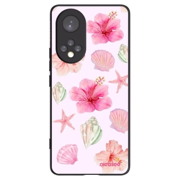 Picasee Honor 50 5G Hülle - Schwarzes Silikon - Blush Lagoon