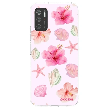Picasee Xiaomi Poco M3 Pro 5G Hülle - Transparentes Silikon - Blush Lagoon