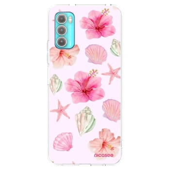Picasee Motorola Moto G60 Hülle - Transparentes Silikon - Blush Lagoon
