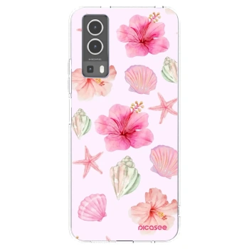 Picasee Vivo Y72 5G Hülle - Transparentes Silikon - Blush Lagoon