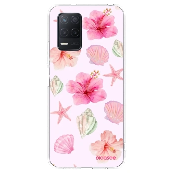 Picasee Realme 8 5G Hülle - Transparentes Silikon - Blush Lagoon