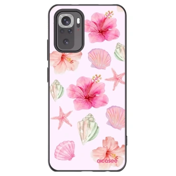 Picasee Xiaomi Redmi Note 11S 4G Hülle - Schwarzes Silikon - Blush Lagoon