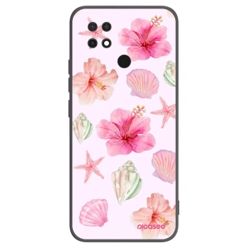 Picasee Xiaomi Redmi 10C Hülle - Schwarzes Silikon - Blush Lagoon