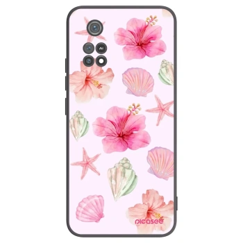 Picasee Xiaomi Poco M4 Pro Hülle - Schwarzes Silikon - Blush Lagoon