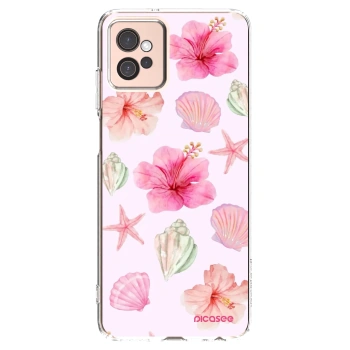 Picasee Motorola Moto G32 Hülle - Transparentes Silikon - Blush Lagoon