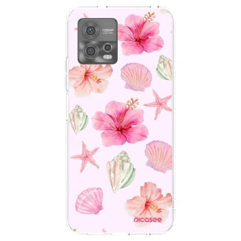 Picasee Motorola Moto G72 Hülle - Transparentes Silikon - Blush Lagoon