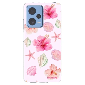 Picasee Xiaomi Redmi Note 12 Pro 5G Hülle - Transparentes Silikon - Blush Lagoon