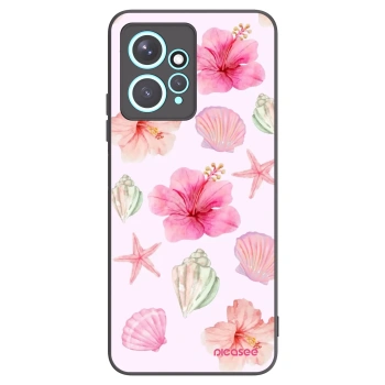 Picasee Xiaomi Redmi Note 12 4G Hülle - Schwarzes Silikon - Blush Lagoon