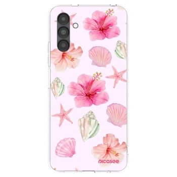 Picasee Samsung Galaxy A04s A047F Hülle - Transparentes Silikon - Blush Lagoon