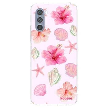 Picasee Motorola Moto G62 Hülle - Transparentes Silikon - Blush Lagoon