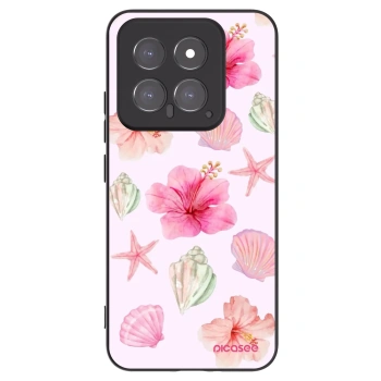 Picasee Xiaomi 14 Hülle - Schwarzes Silikon - Blush Lagoon