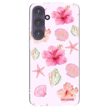 Picasee Samsung Galaxy S24+ S926B 5G Hülle - Transparentes Silikon - Blush Lagoon