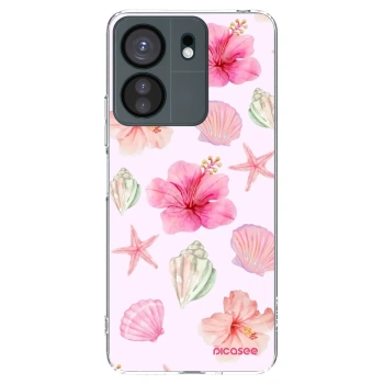 Picasee Xiaomi Redmi 13C 4G Hülle - Transparentes Silikon - Blush Lagoon