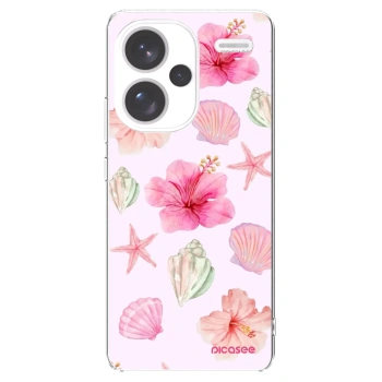 Picasee Xiaomi Redmi Note 13 Pro+ 5G Hülle - Transparentes Silikon - Blush Lagoon