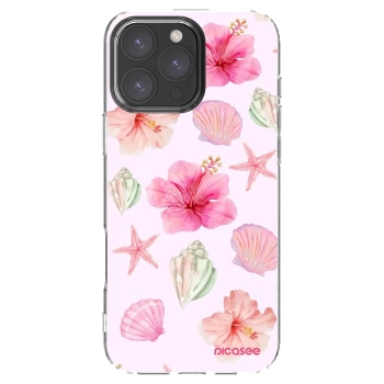 Picasee Apple iPhone 16 Pro Max Hülle - Transparentes Silikon - Blush Lagoon