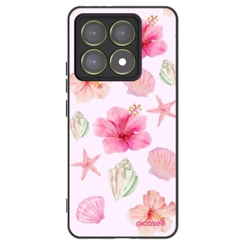 Picasee Xiaomi 14T Hülle - Schwarzes Silikon - Blush Lagoon