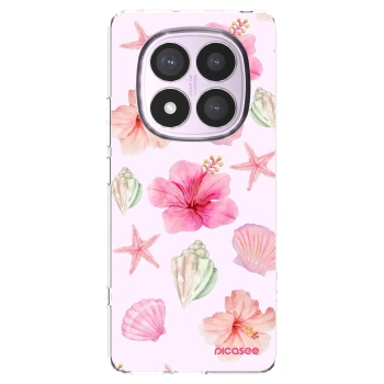 Picasee Xiaomi Redmi Note 14 Pro 5G Hülle - Transparentes Silikon - Blush Lagoon