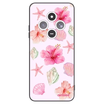 Picasee Xiaomi Redmi 14C Hülle - Schwarzes Silikon - Blush Lagoon