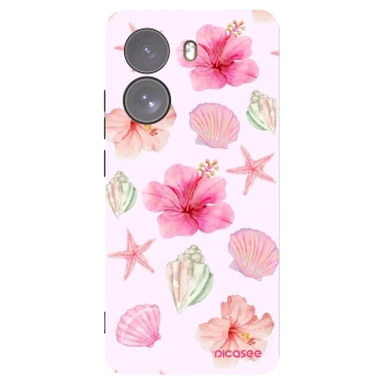 Picasee Xiaomi Poco X7 Hülle - Schwarzes Silikon - Blush Lagoon