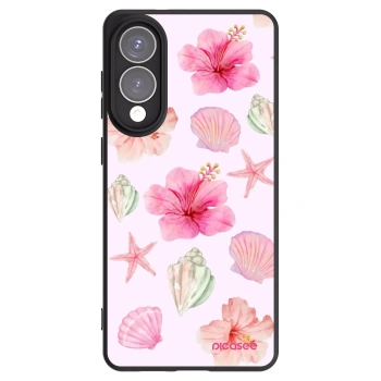 Picasee Samsung Galaxy S25 Edge 5G Hülle - Schwarzes Silikon - Blush Lagoon