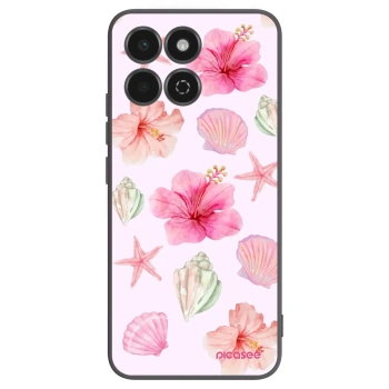 Picasee Honor 200 Smart 5G Hülle - Schwarzes Silikon - Blush Lagoon