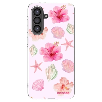 Picasee Samsung Galaxy A56 5G A566B Hülle - Transparentes Silikon - Blush Lagoon