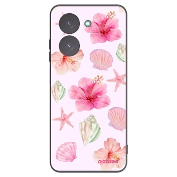 Picasee Xiaomi Redmi A5 Hülle - Schwarzes Silikon - Blush Lagoon