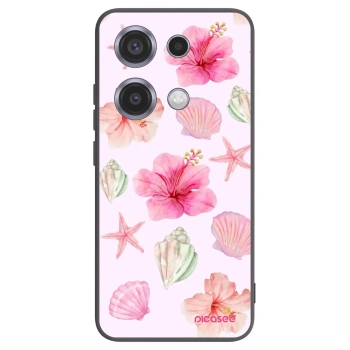 Picasee Xiaomi Redmi Note 14S Hülle - Schwarzes Silikon - Blush Lagoon