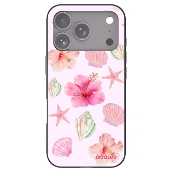 Picasee Apple iPhone 17 Pro Hülle - Schwarzes Silikon - Blush Lagoon