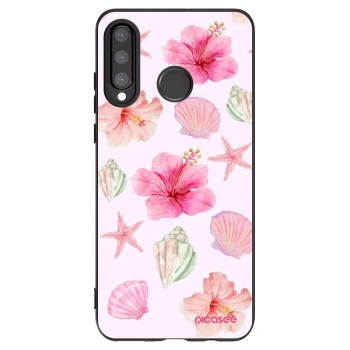 Picasee Huawei P30 Lite Hülle - Schwarzes Silikon - Blush Lagoon