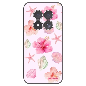 Picasee Xiaomi Redmi Note 15 Pro 5G Hülle - Schwarzes Silikon - Blush Lagoon