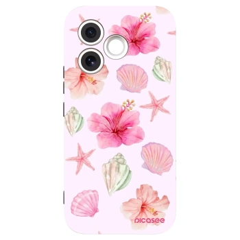 Picasee Honor 600 Lite Hülle - Schwarzes Silikon - Blush Lagoon