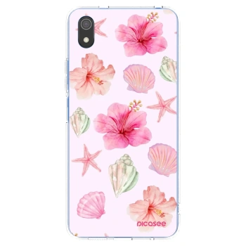 Picasee Xiaomi Redmi 7A Hülle - Transparentes Silikon - Blush Lagoon