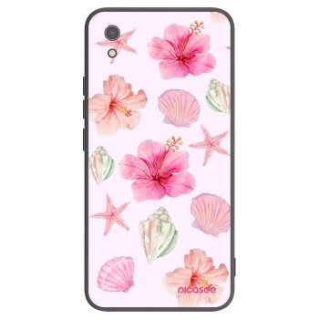 Picasee Xiaomi Redmi 7A Hülle - Schwarzes Silikon - Blush Lagoon