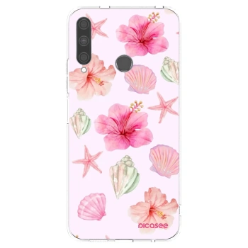 Picasee Huawei P40 Lite E Hülle - Transparentes Silikon - Blush Lagoon